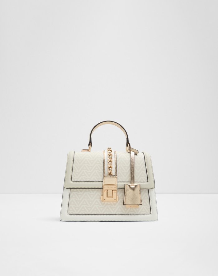 Martissa Beige Top Handle Handbag by Aldo