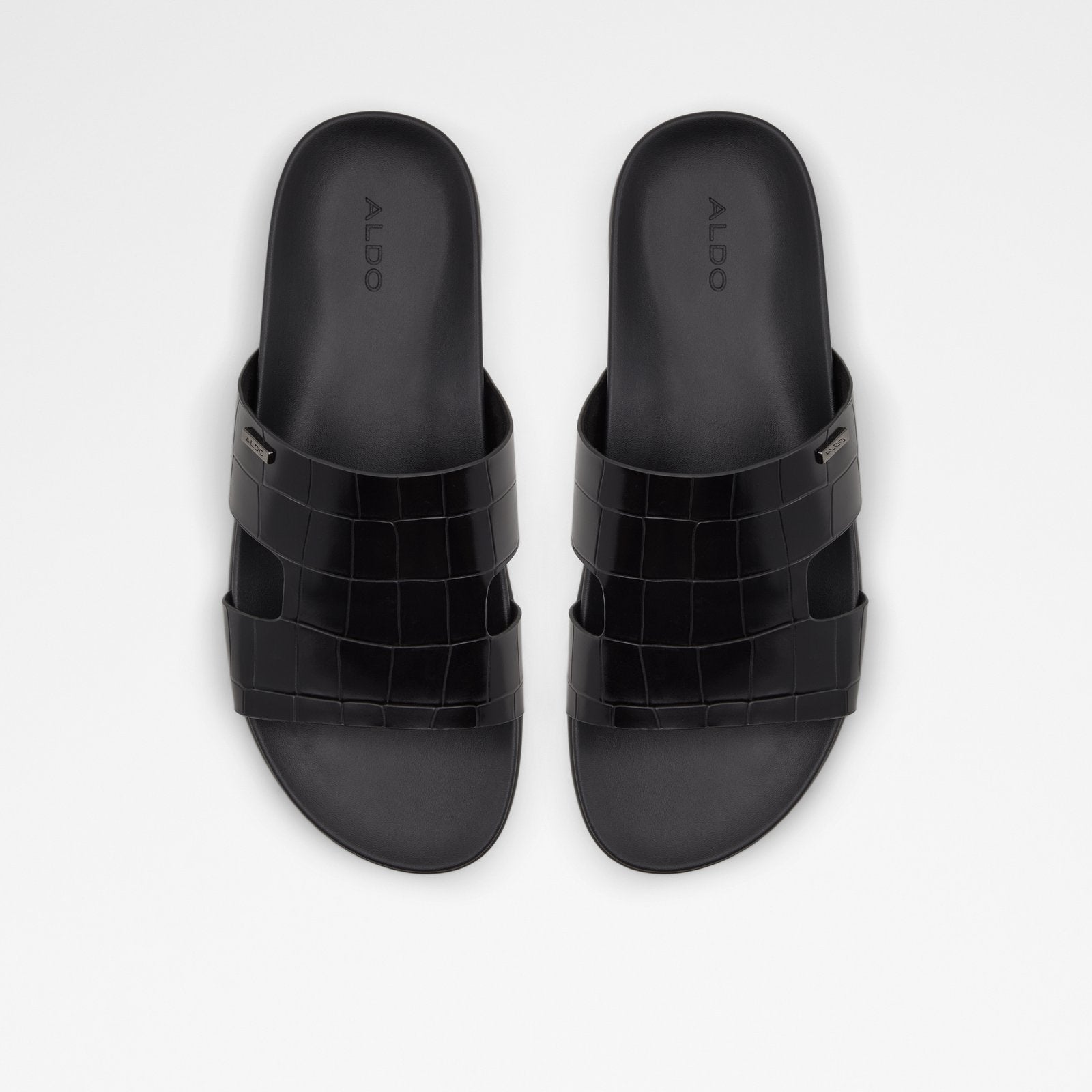 Mondi / Flat Sandals Men Shoes - Black - ALDO KSA