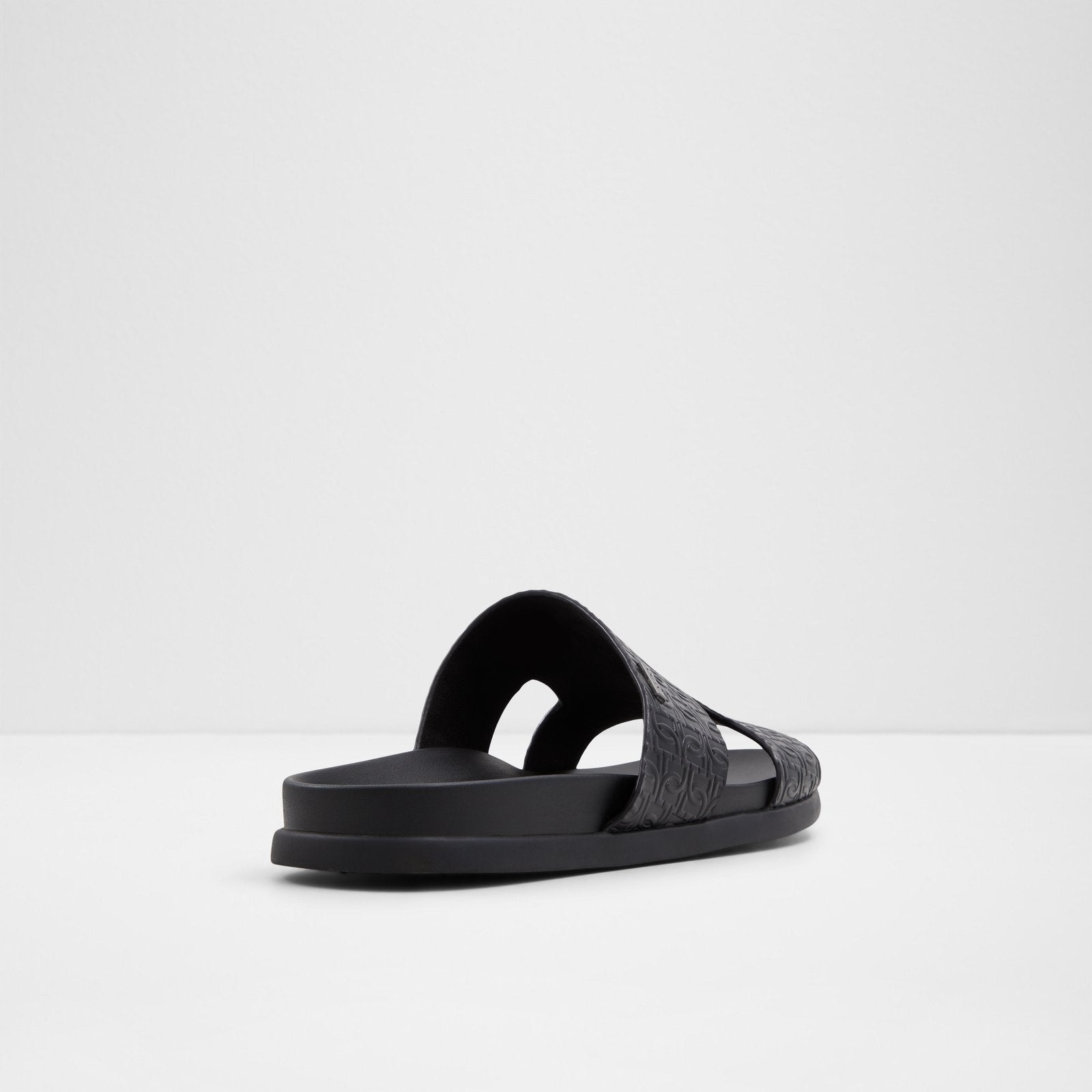 Mondi Flat Sandals Open Black Color By Aldo