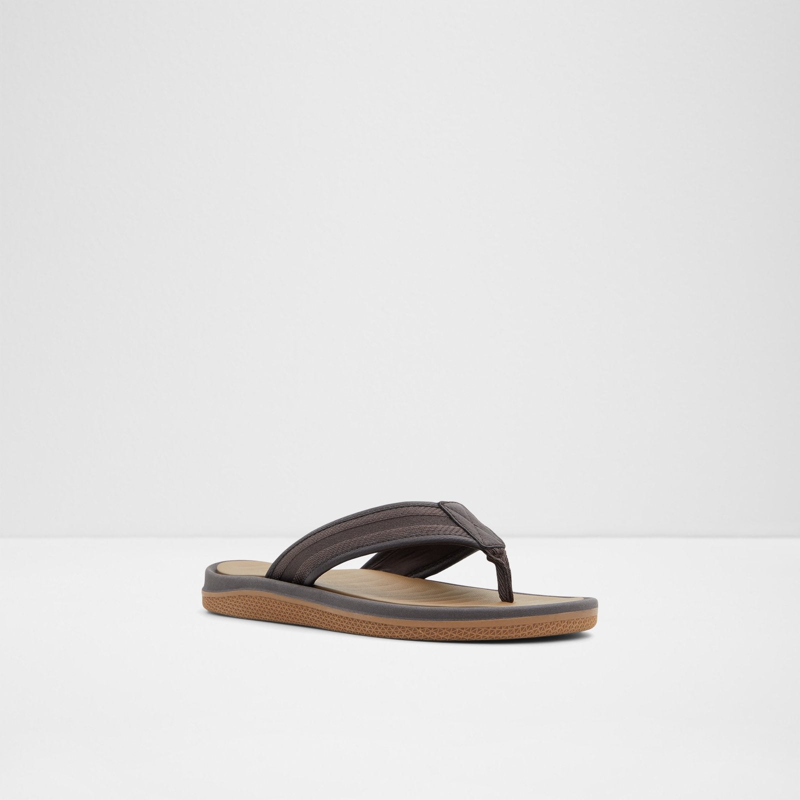 Ocerrach / Flat Sandals Men Shoes - Dark Brown - ALDO KSA