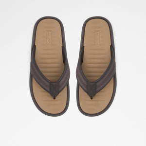 Ocerrach / Flat Sandals Men Shoes - Dark Brown - ALDO KSA