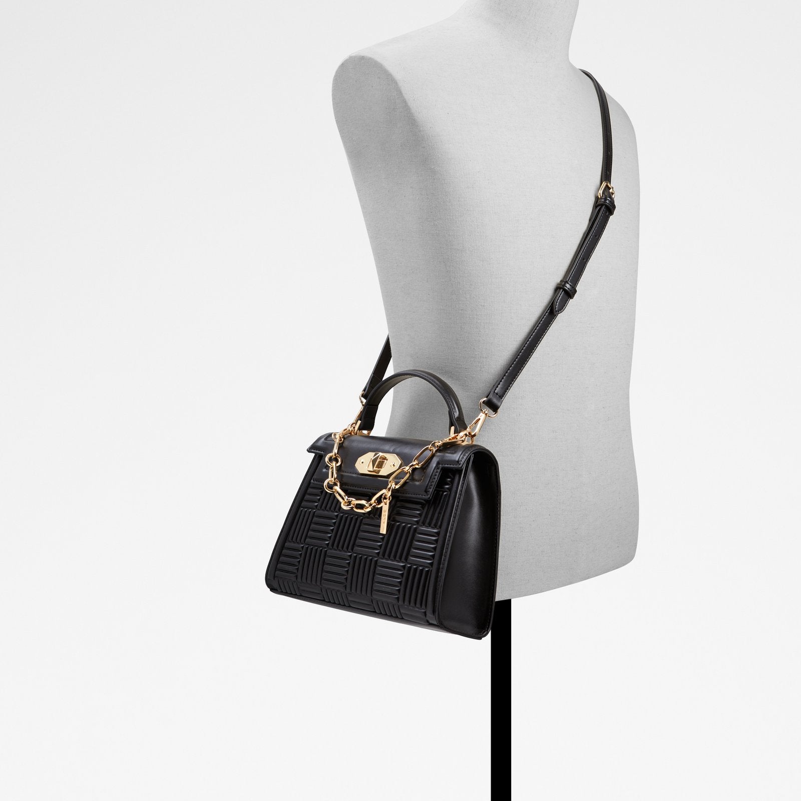 Palette / Top Handle Bag Bag - Black - ALDO KSA