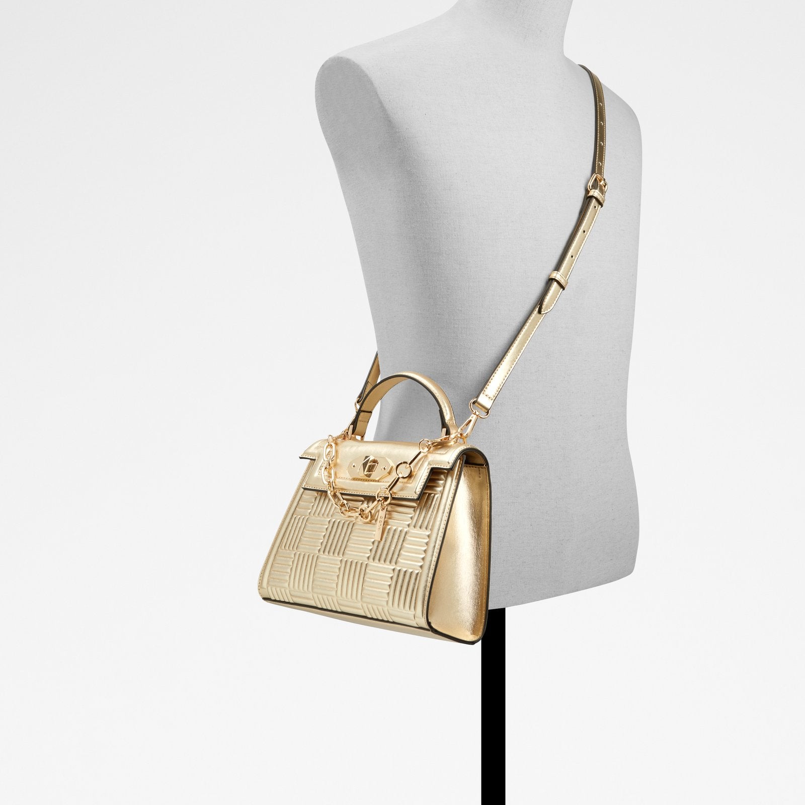 Palette / Top Handle Bag Bag - Gold - ALDO KSA