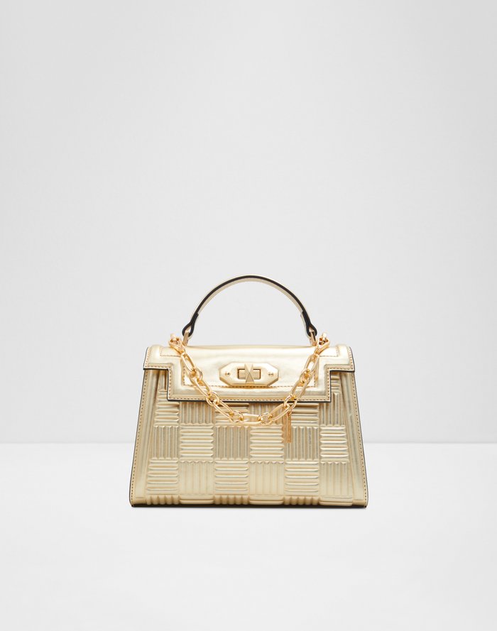 Palette / Top Handle Bag Bag - Gold - ALDO KSA