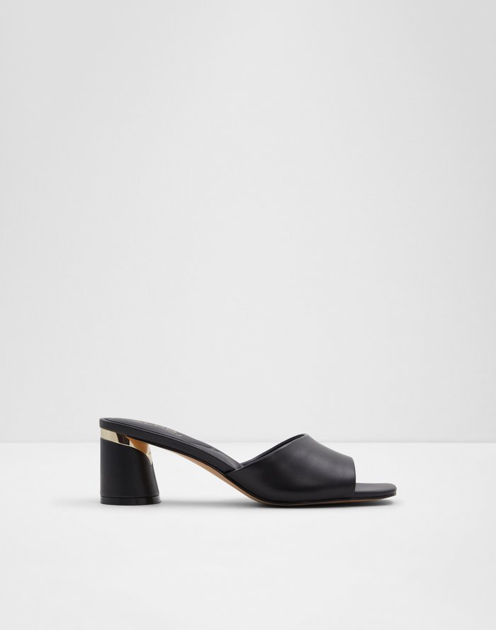 Par / Heeled Sandals Women Shoes - Black - ALDO KSA