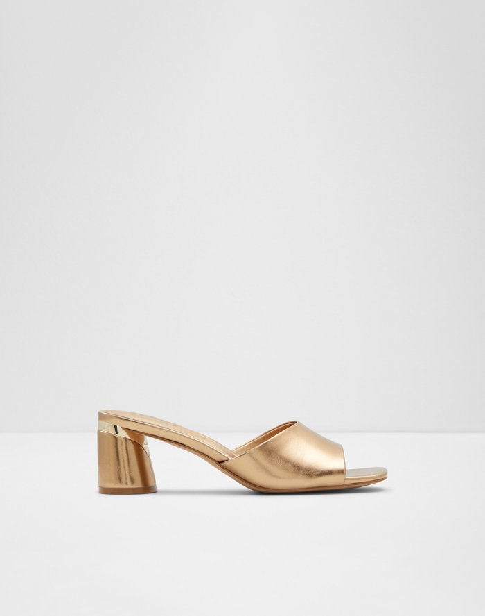 Par / Heeled Sandals Women Shoes - Gold - ALDO KSA