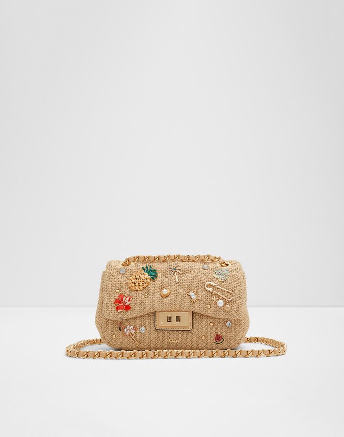 Aldo Crossbody Bag Aldo Studded Bag Paradisa Handbags Natural By Aldo