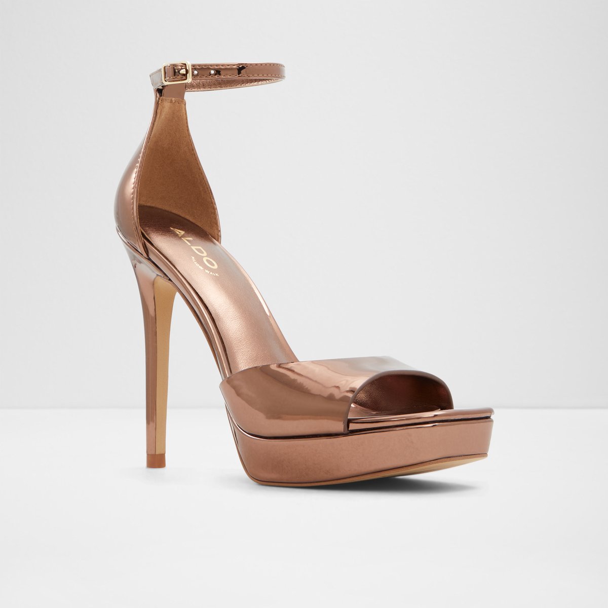 Prisilla / Heeled Sandals Women Shoes - Metallic Multi - ALDO KSA