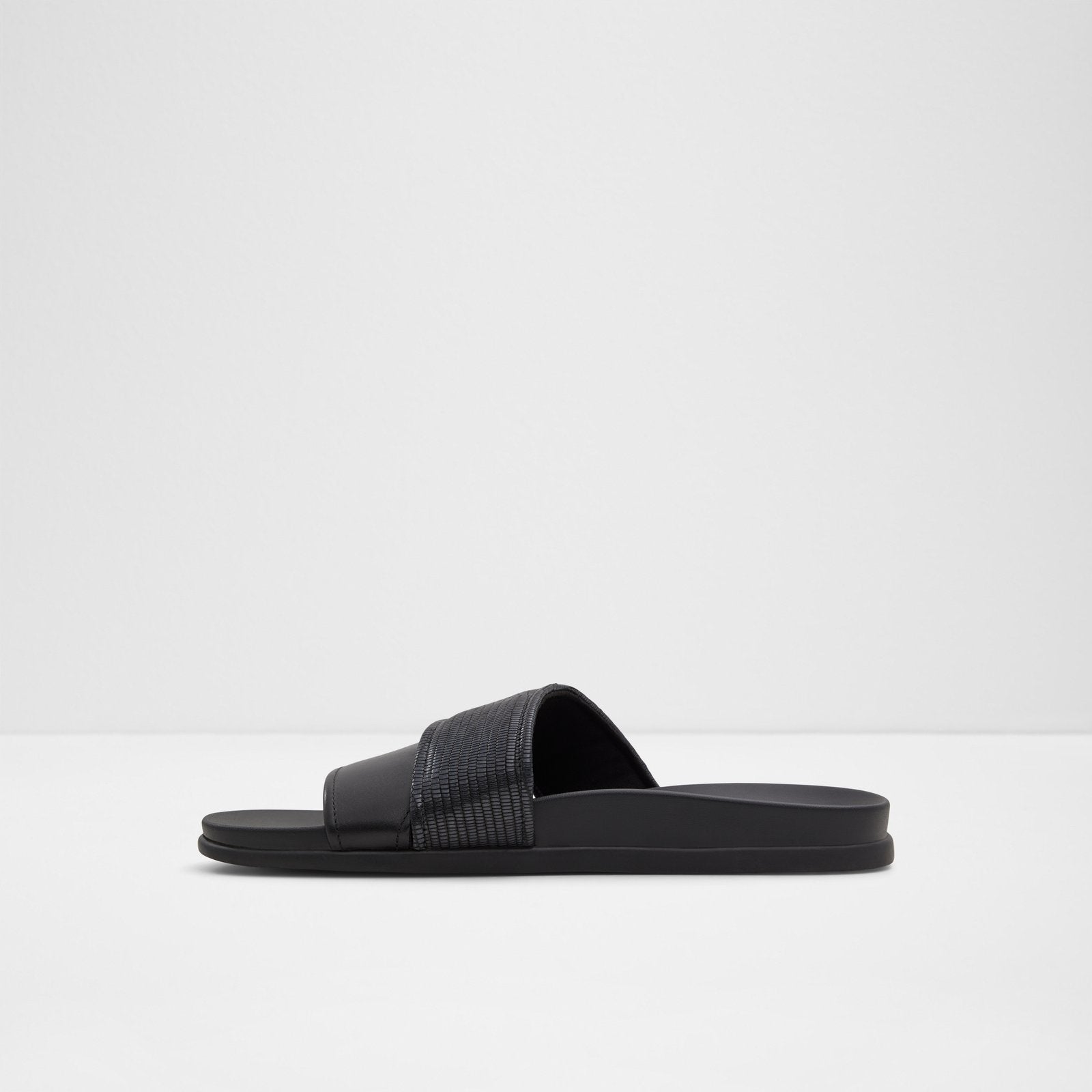 Racecourse / Flat Sandals Men Shoes - Black - ALDO KSA