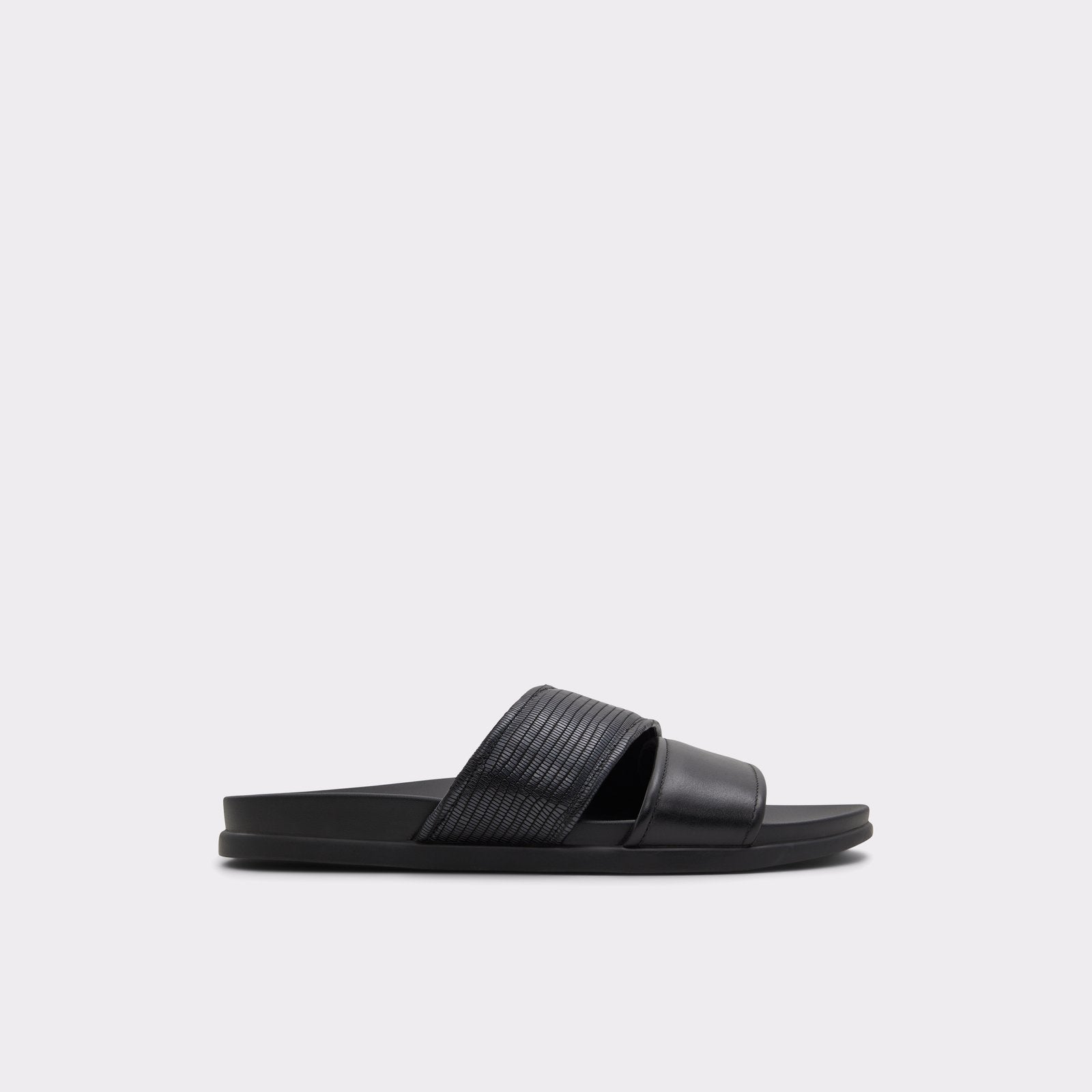 Racecourse / Flat Sandals Men Shoes - Black - ALDO KSA