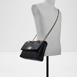 Purse Chain Strap Shoulder and Bag, Lightweight, 47 Black 