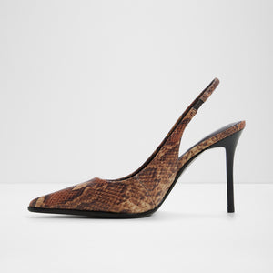 Brown Multi Re-samantha Ladies Footwear