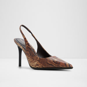 Brown Multi Re-samantha Ladies Footwear