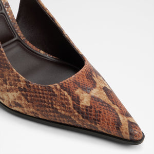 Brown Multi Re-samantha Ladies Footwear