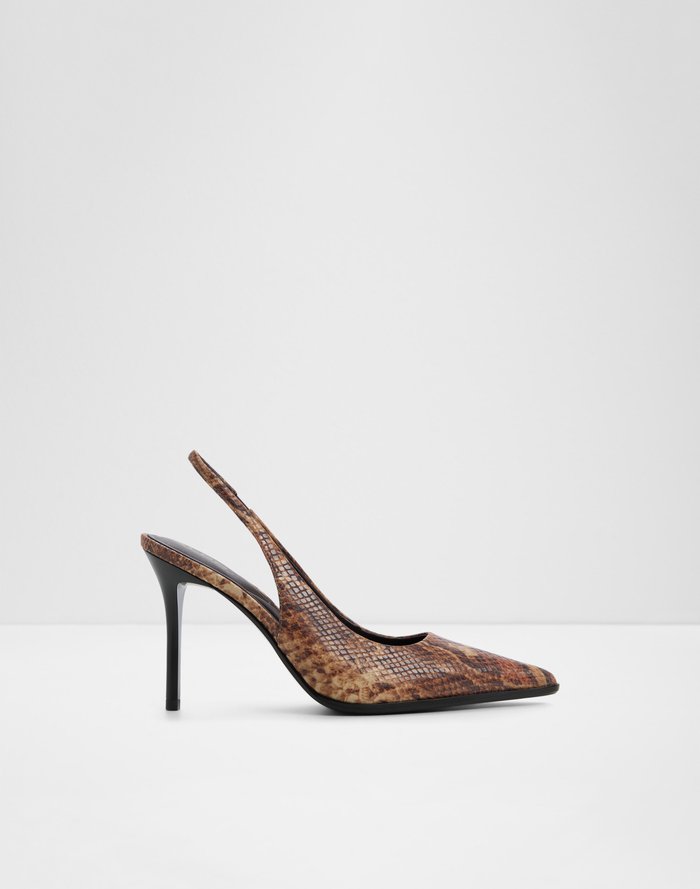 Brown Multi Re-samantha Ladies Footwear