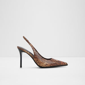 Brown Multi Re-samantha Ladies Footwear