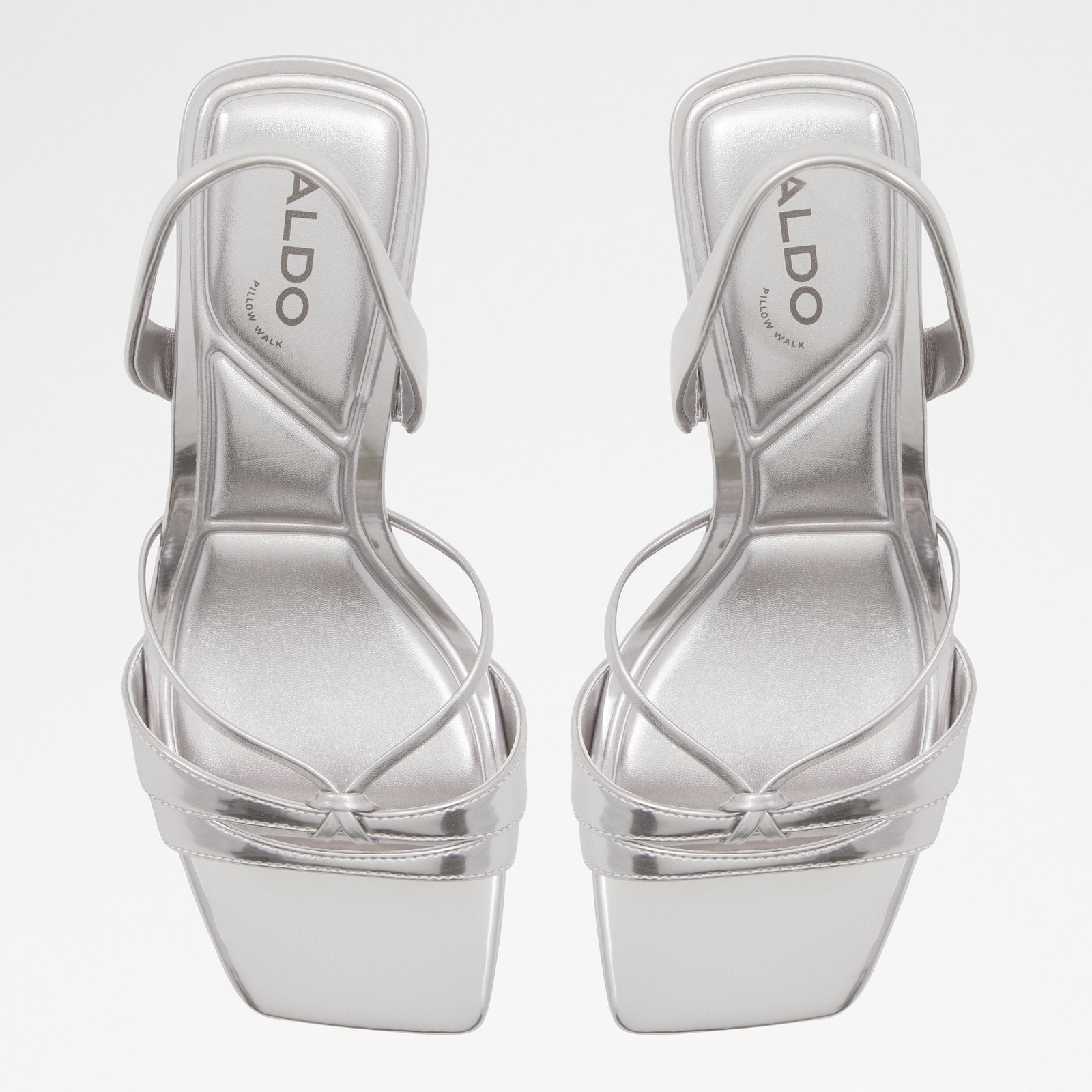 Rufina / Heeled Sandals Women Shoes - Silver - ALDO KSA