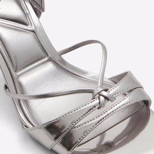 Rufina / Heeled Sandals Women Shoes - Silver - ALDO KSA