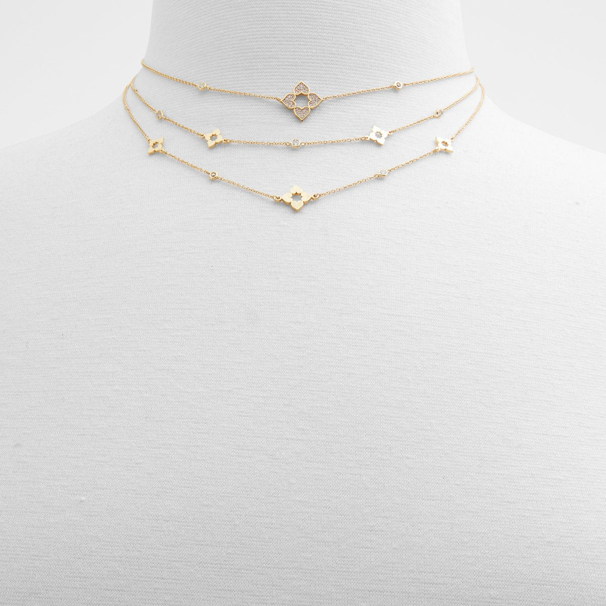 Sana / Necklace Accessory - Gold-Clear Multi - ALDO KSA