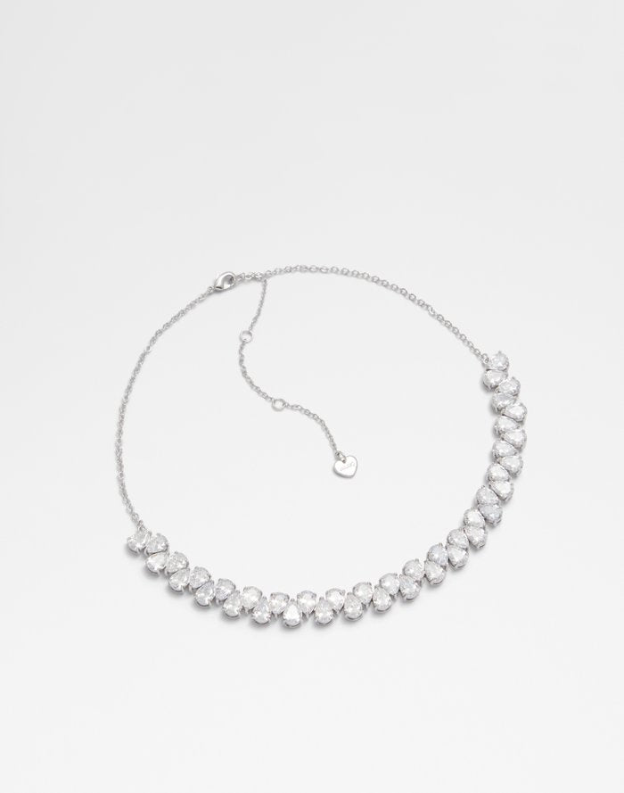 Sheen / Necklace Accessory - Silver-Clear Multi - ALDO KSA