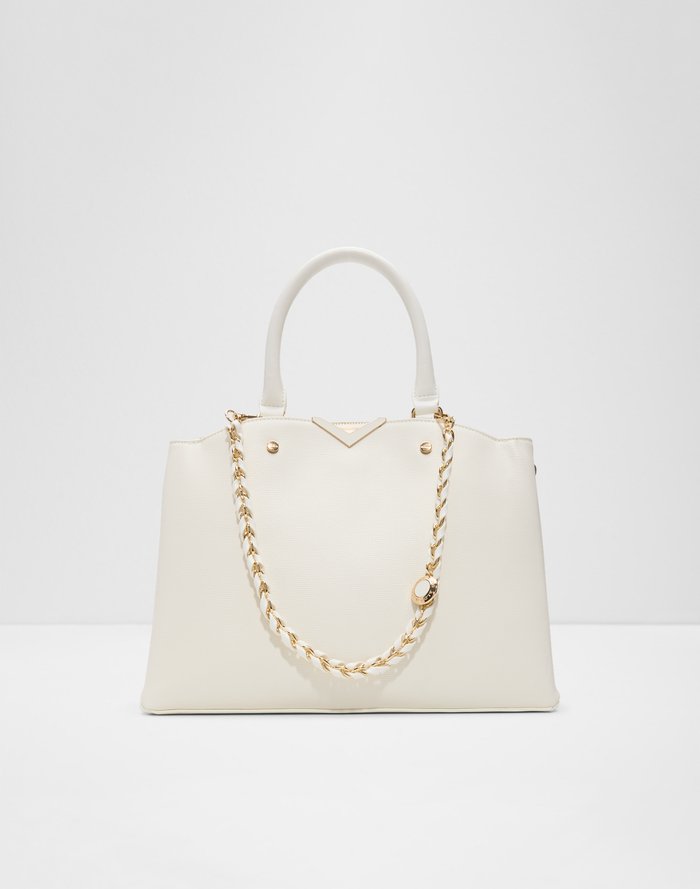 White Viviana Handbags