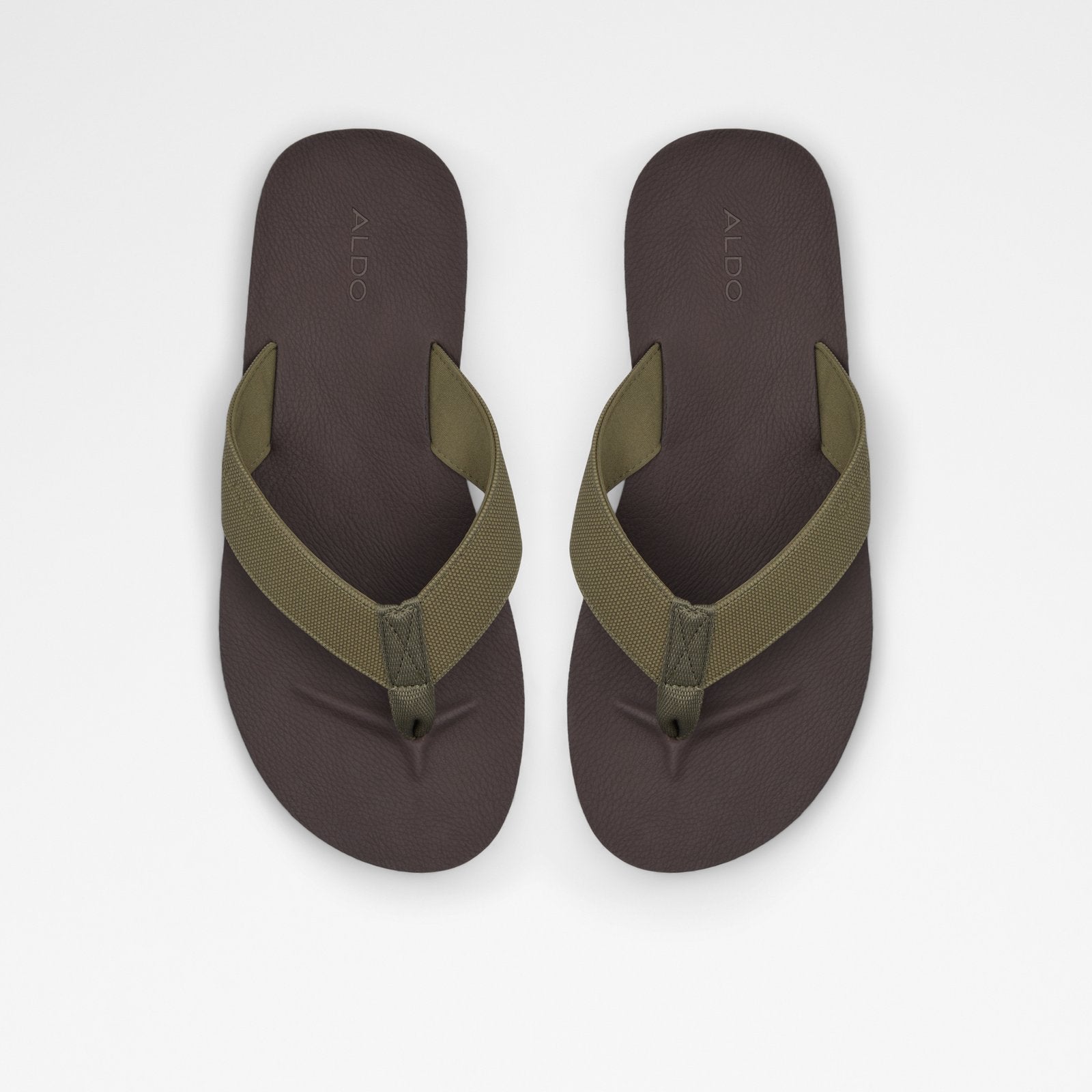 Weallere / Flat Sandals Men Shoes - Khaki - ALDO KSA