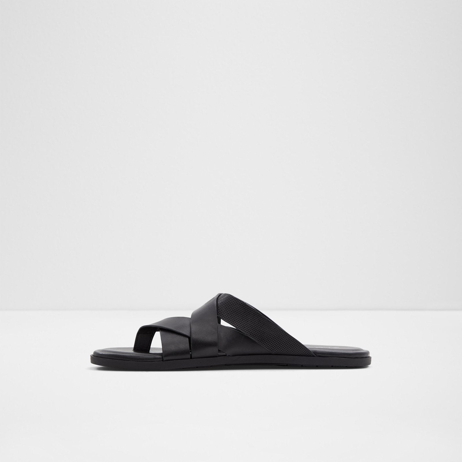 Zaanstraat / Flat Sandals Men Shoes - Black - ALDO KSA