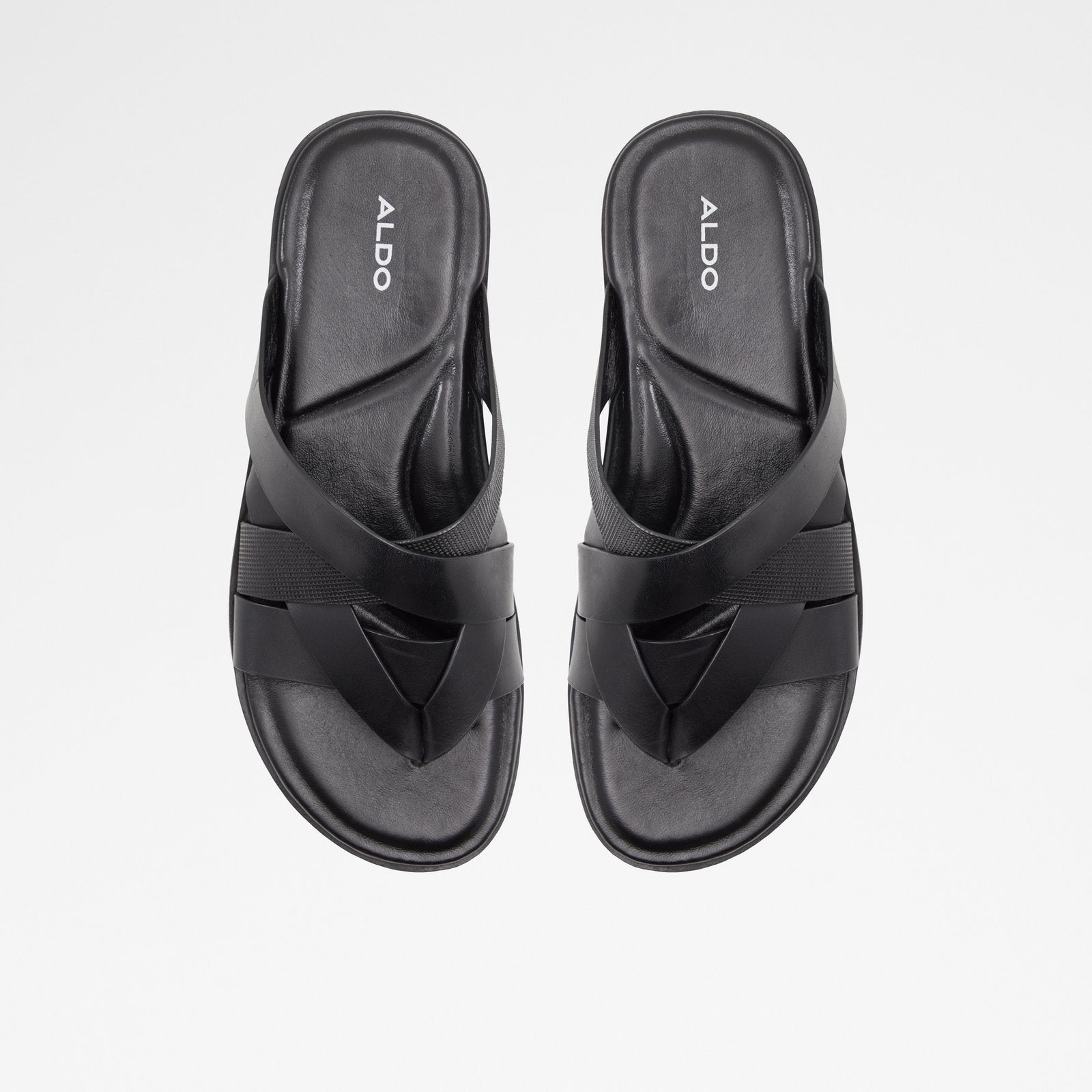 Zaanstraat / Flat Sandals Men Shoes - Black - ALDO KSA