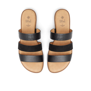 Belize / Flat Sandals Women Shoes - Black - CALL IT SPRING KSA