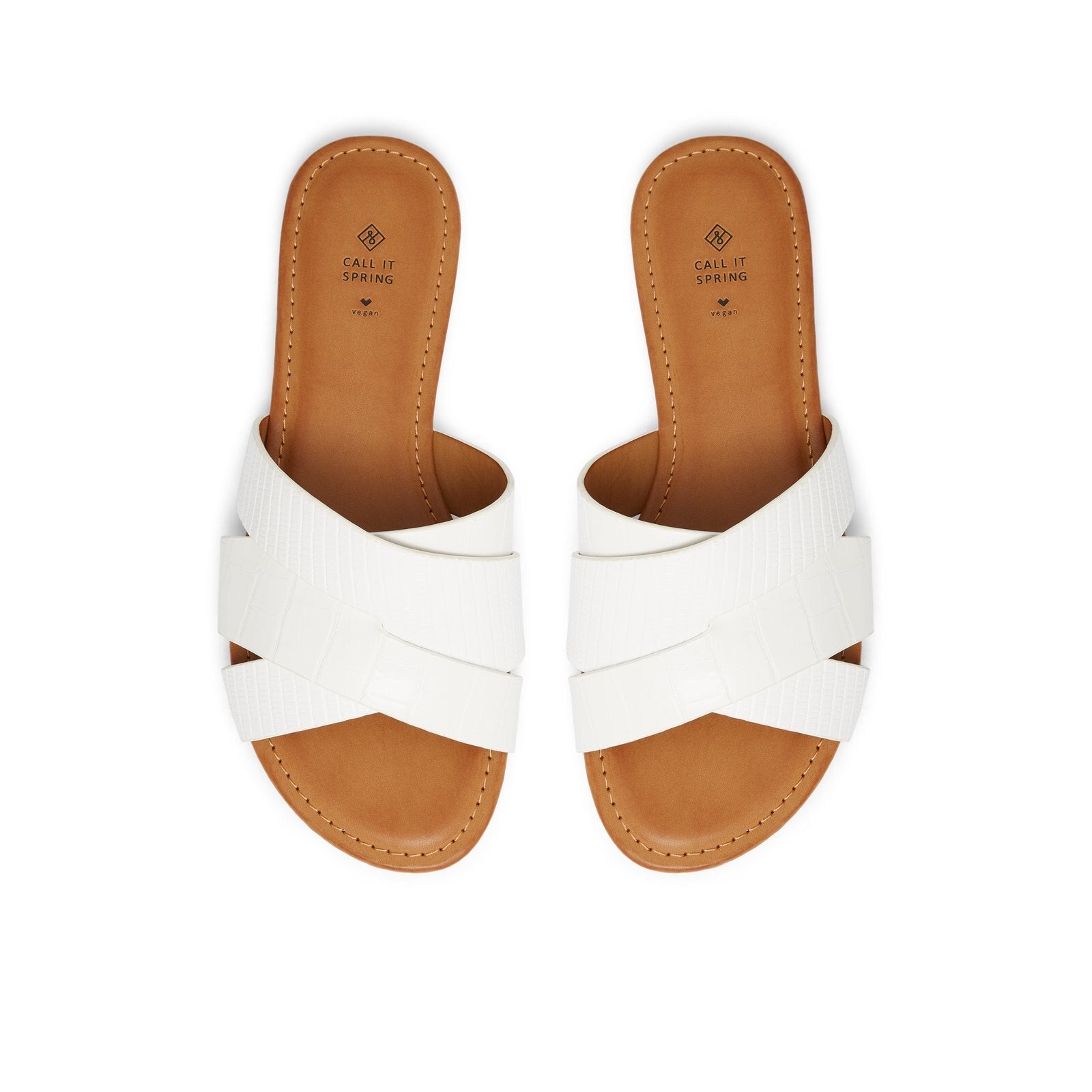 Billie / Flat Sandals Women Shoes - WHITE - CALL IT SPRING KSA