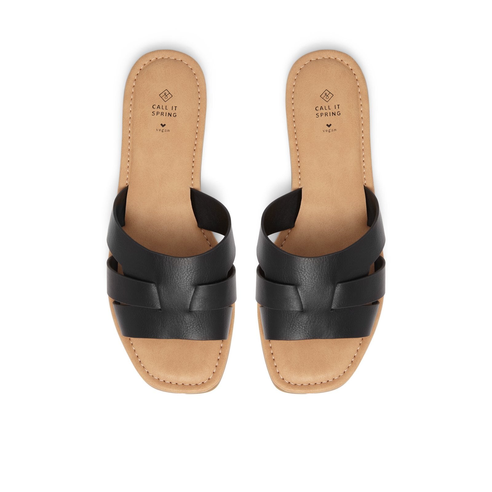 Briannaa / Flat Sandals Women Shoes - BLACK - CALL IT SPRING KSA