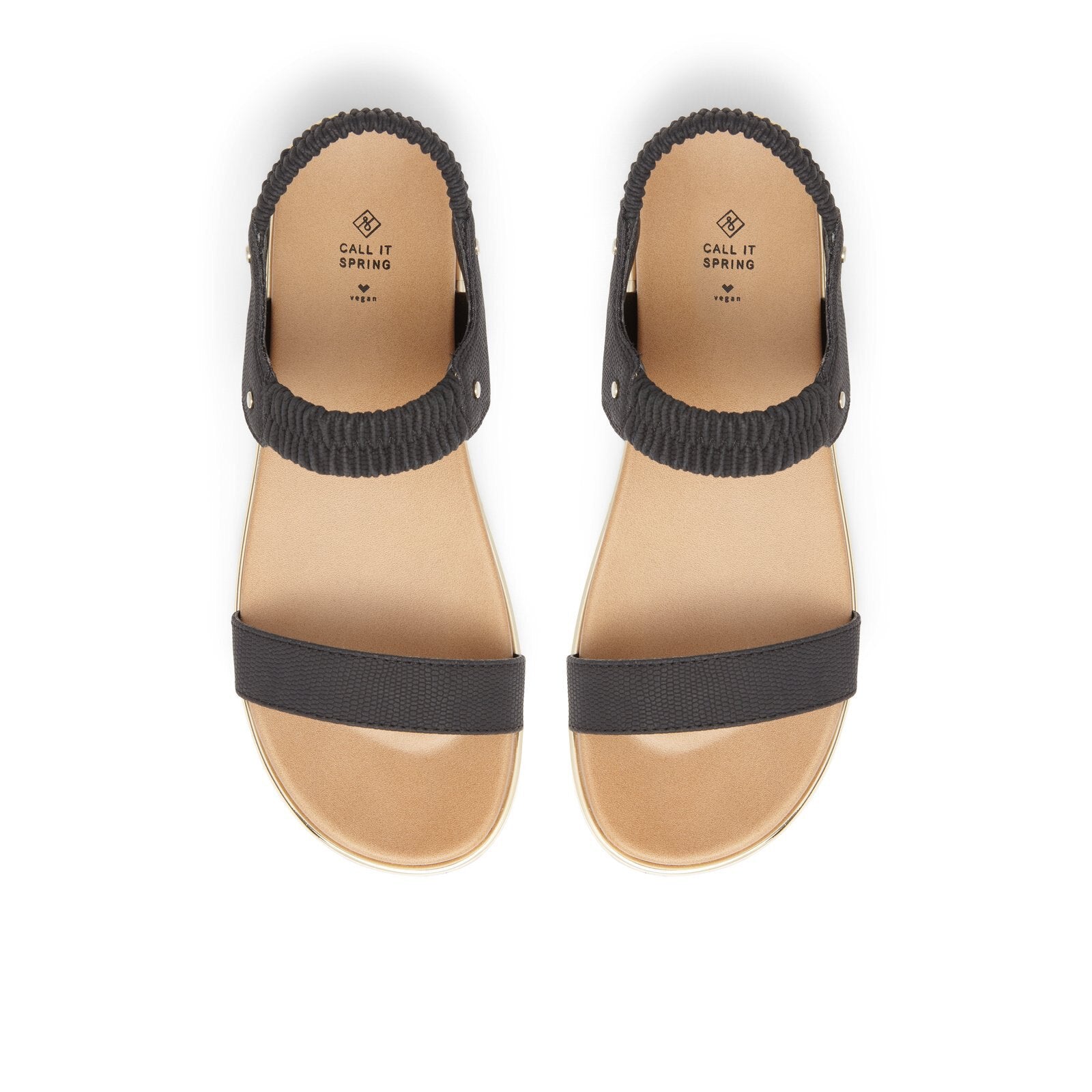Rainia / Flat Sandals Women Shoes - Black - CALL IT SPRING KSA