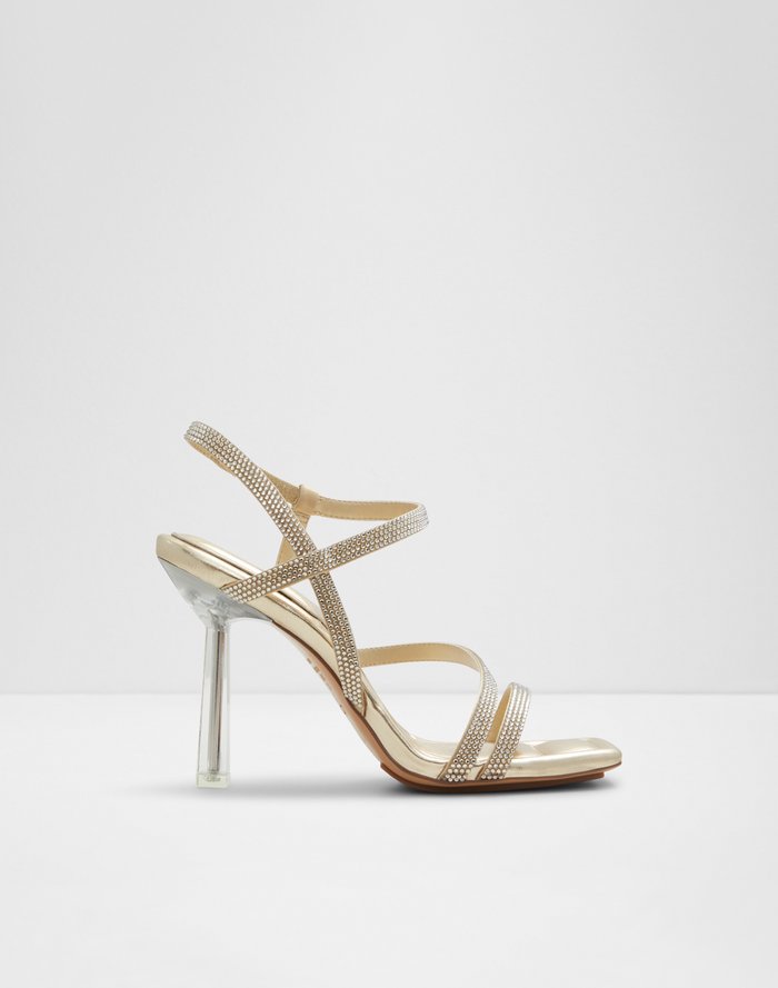 Adrocan / Heeled Sandals Women Shoes - Champagne - ALDO KSA