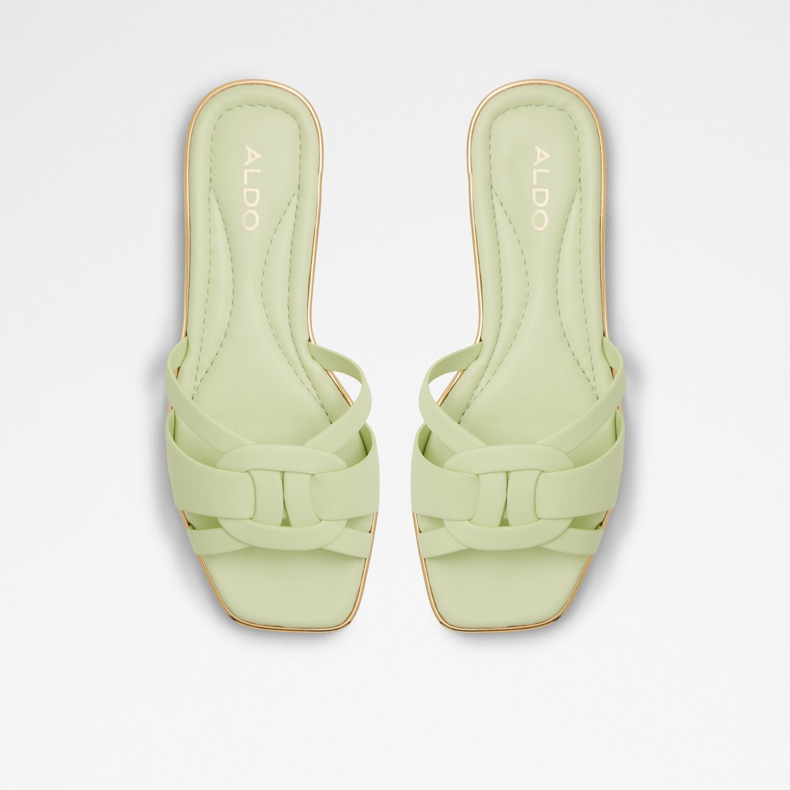 Cadialdan / Flat Sandals Women Shoes - Green - ALDO KSA