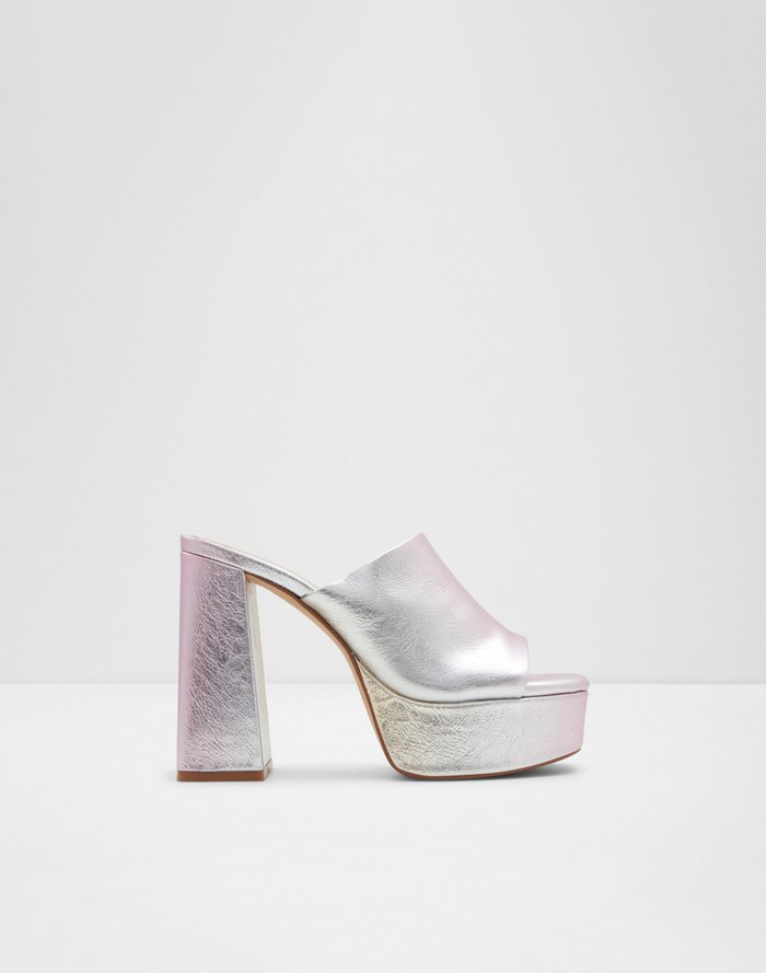 Cassey / Heeled Sandals Women Shoes - Metallic Multi - ALDO KSA