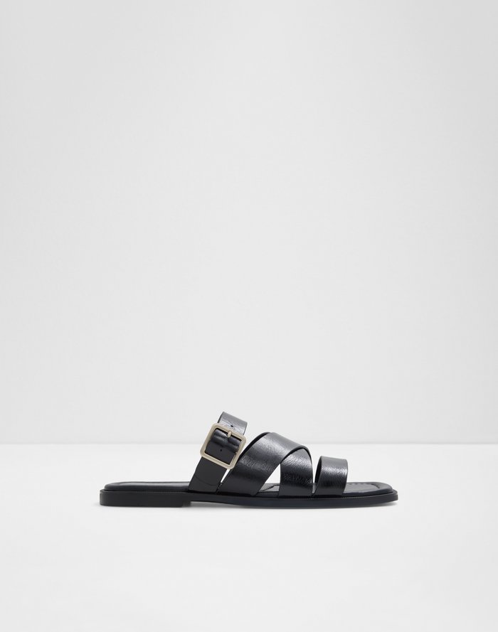 Aldo Dampel Black Leather Strap Sandals Size 11 Aldo Dampel Sandals Size 11 11 (44) Like new | Mercari main image 3