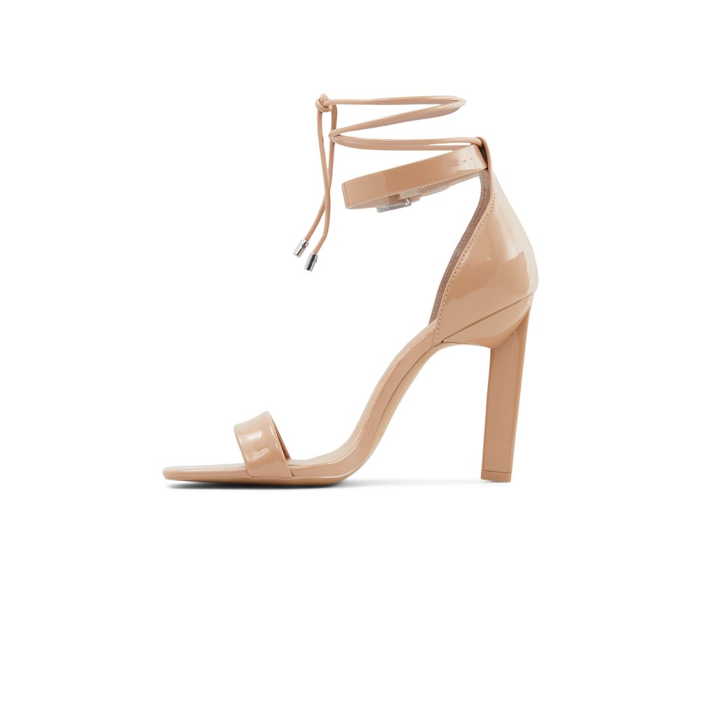 Eleezaa / Heeled Sandals Women Shoes - Beige - CALL IT SPRING KSA