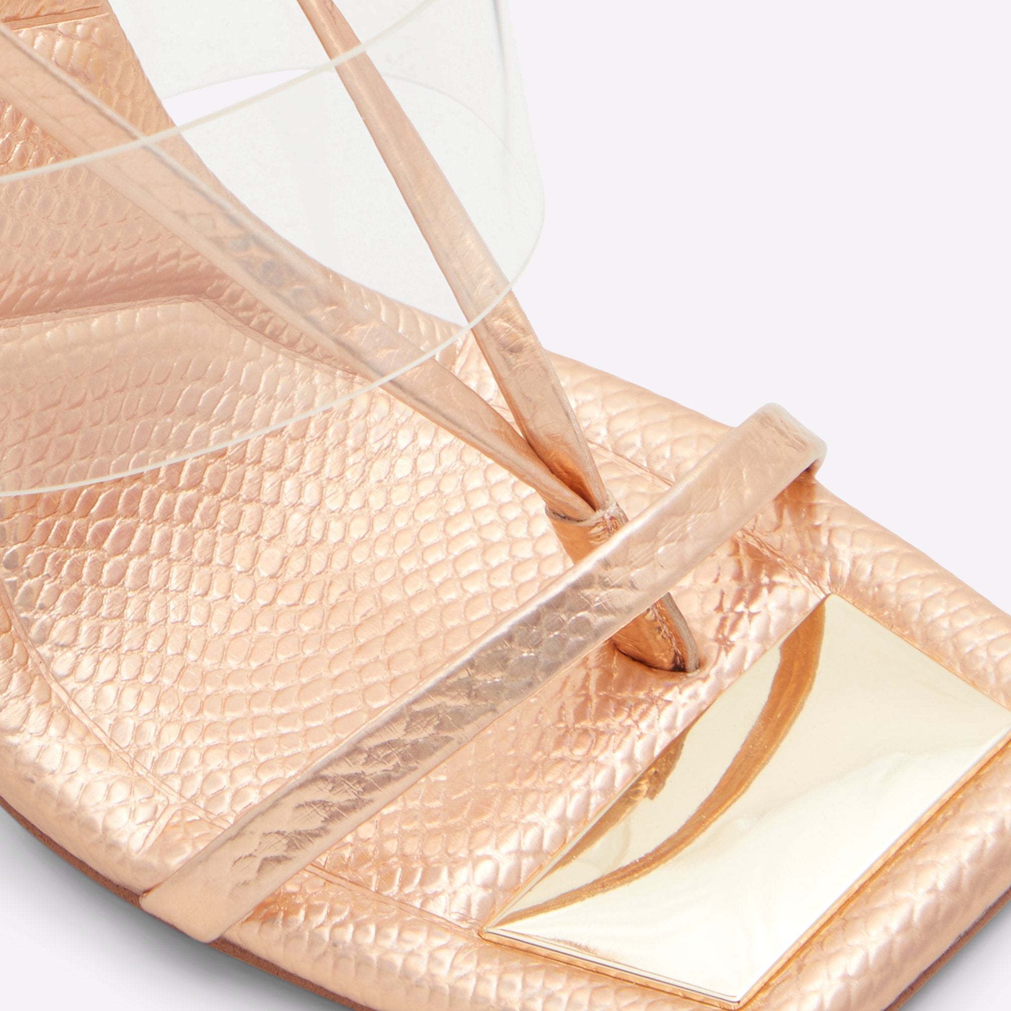 Elektra / Heeled Sandals Women Shoes - Rose Gold - ALDO KSA