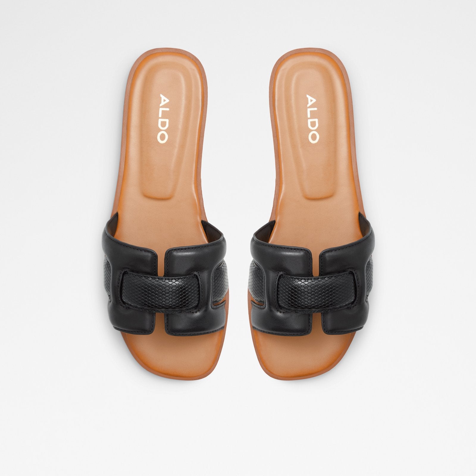 Elenaa / Flat Sandals Women Shoes - Black - ALDO KSA