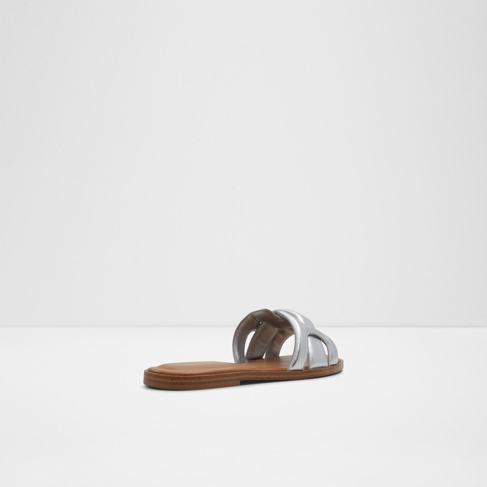 Elenaa / Flat Sandals Women Shoes - Silver - ALDO KSA