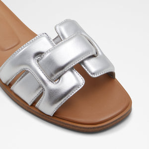 Elenaa / Flat Sandals Women Shoes - Silver - ALDO KSA