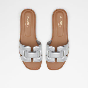 Elenaa / Flat Sandals Women Shoes - Silver - ALDO KSA