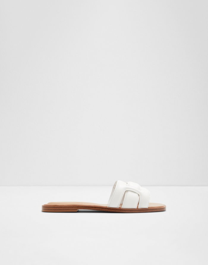 Elenaa / Flat Sandals Women Shoes - White - ALDO KSA