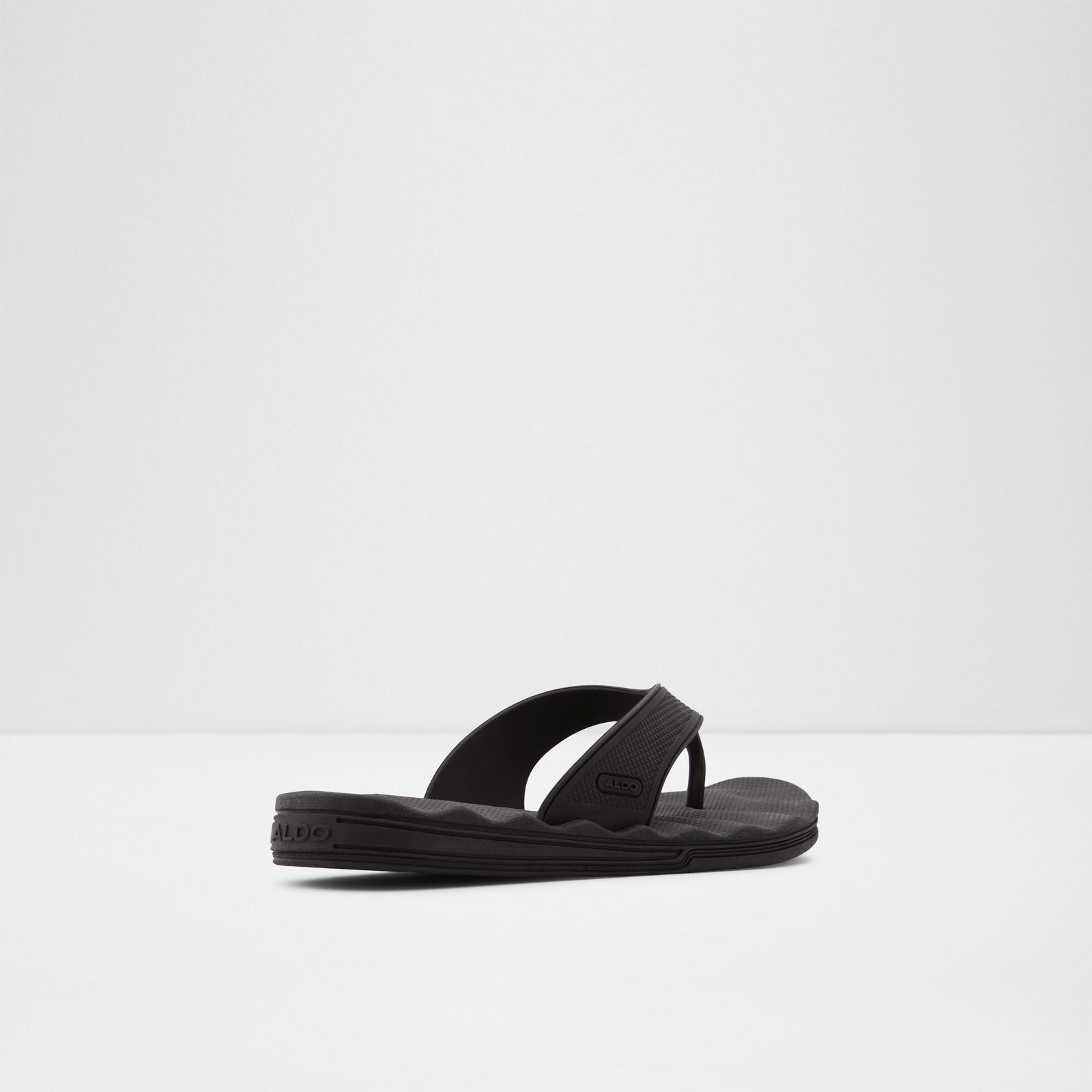 Aldo black flip flops 2025