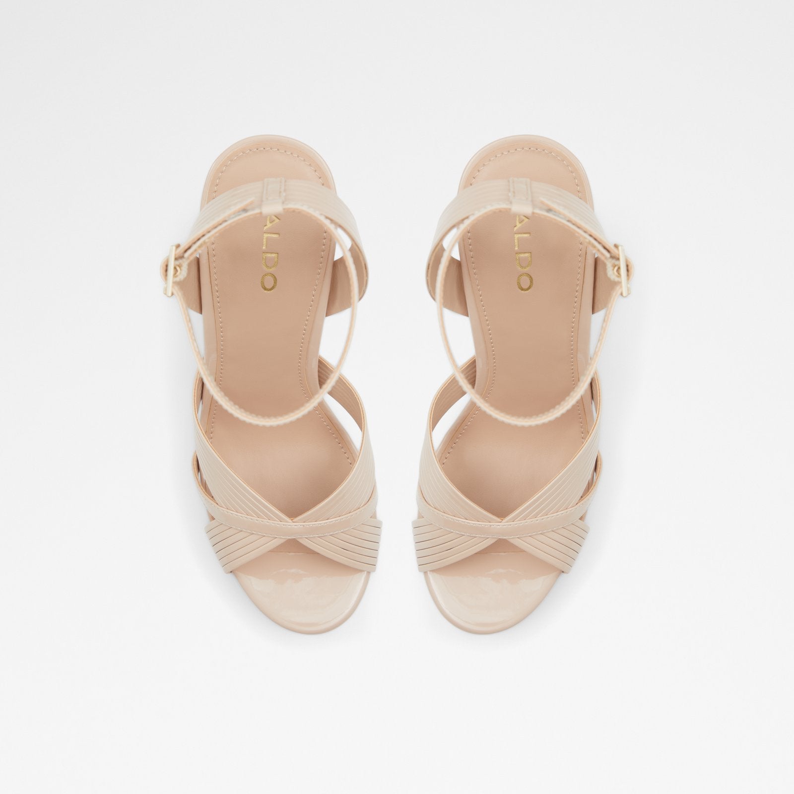 Hally / Heeled Sandals Women Shoes - Light Beige - ALDO KSA