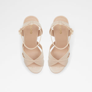 Hally / Heeled Sandals Women Shoes - Light Beige - ALDO KSA