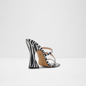 Hugar Women Shoes - Black-White - ALDO KSA