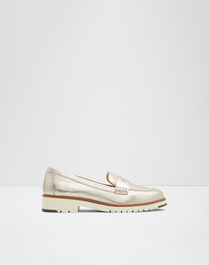 Target gold loafers hotsell