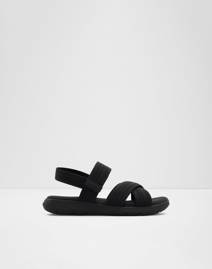 Kev / Flat Sandals Men Shoes - Black - ALDO KSA