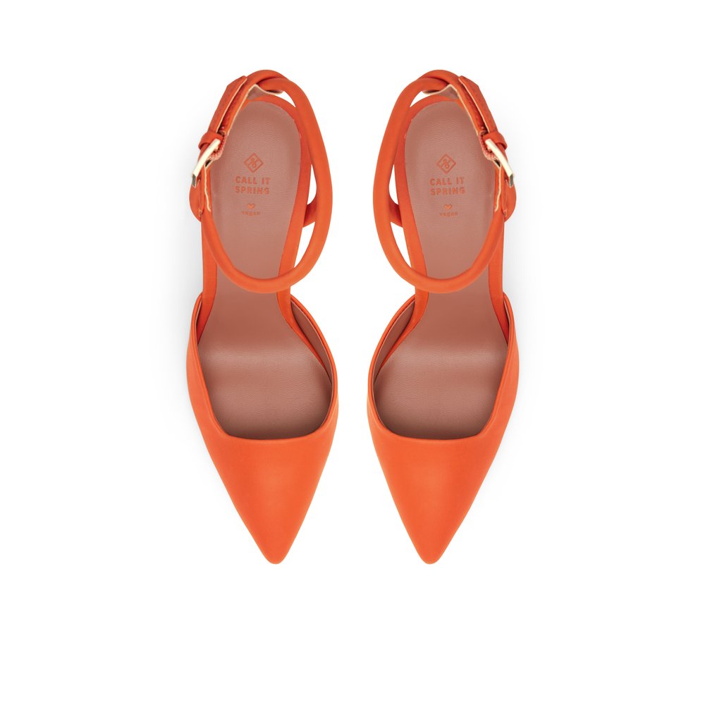Khelani Women Shoes - Bright Orange - CALL IT SPRING KSA